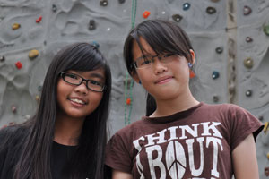 Robyn's classmate Crystalyn