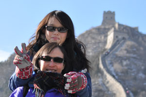 Robyn and Jin at Great Wall