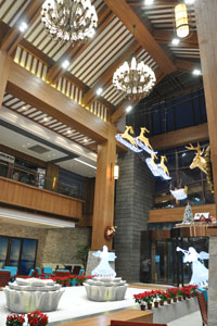 Christmas interior deco in Genting Grand Hotel