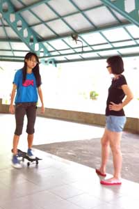 Skateboarding zero