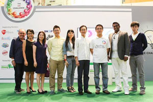 Fellow judges with Ryan Soh, CEO of MoneyTree.