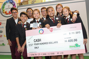 One of two Unity Sec Teams won the 1st prize for the Secondary School category. Well done!