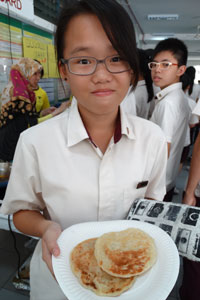 Robyn bought the roti prata