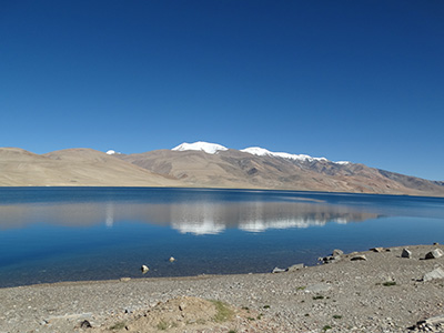 

11 Sep: TsoMoriri Lake is a high altitude lake at 4522m and located 210km from Leh. Its glistening sapphire-blue water with the snowy mountains in the background offers an unmatched beauty to the eyes.